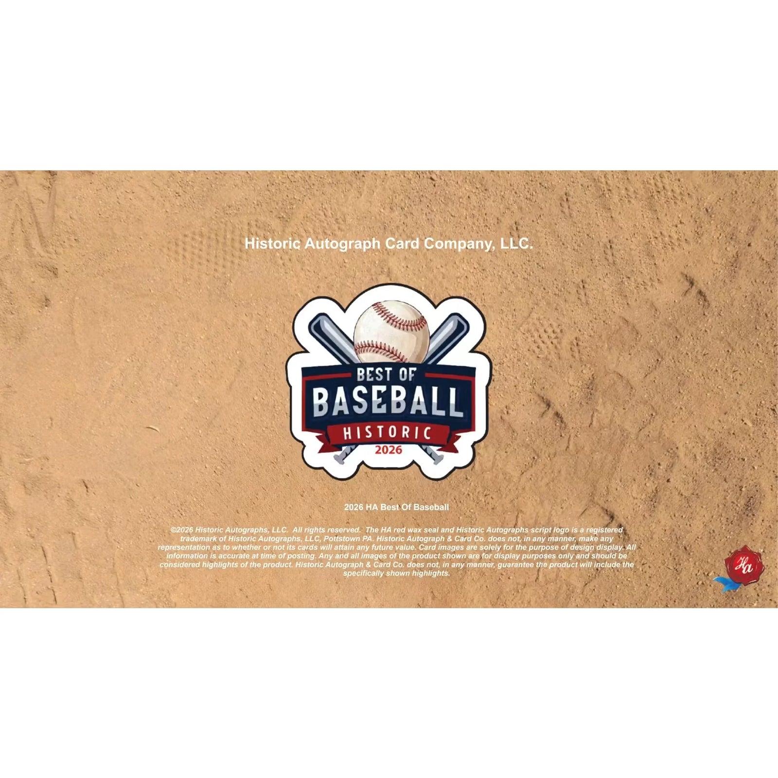 2026 Historic Autographs Best of Baseball Hobby Box | Presell