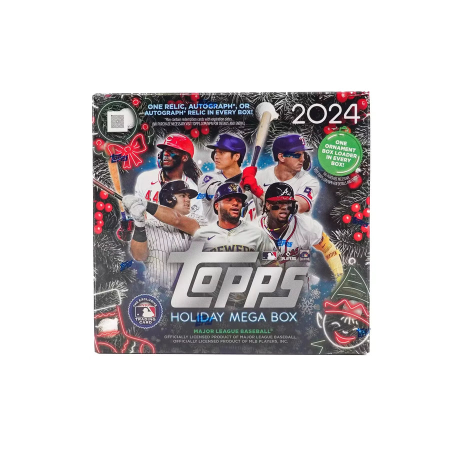 2024 Topps Holiday Baseball Mega Box (Ships Sealed Only) - D2