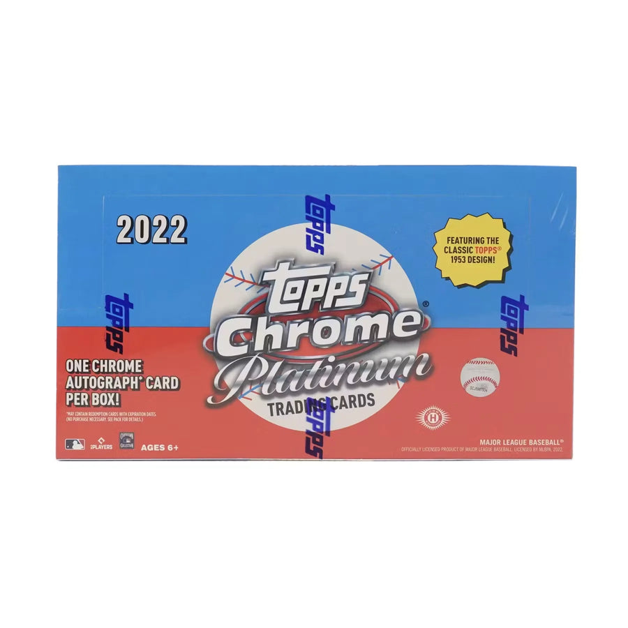 2022 Topps Chrome Platinum Anniversary Baseball Hobby Box (Ships Sealed Only) - D2