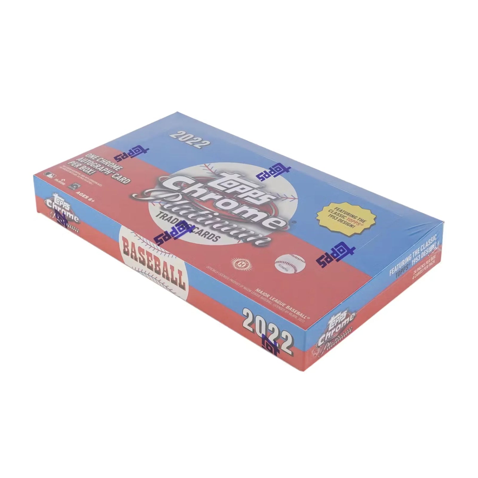 2022 Topps Chrome Platinum Anniversary Baseball Hobby Box (Ships Sealed Only) - D2