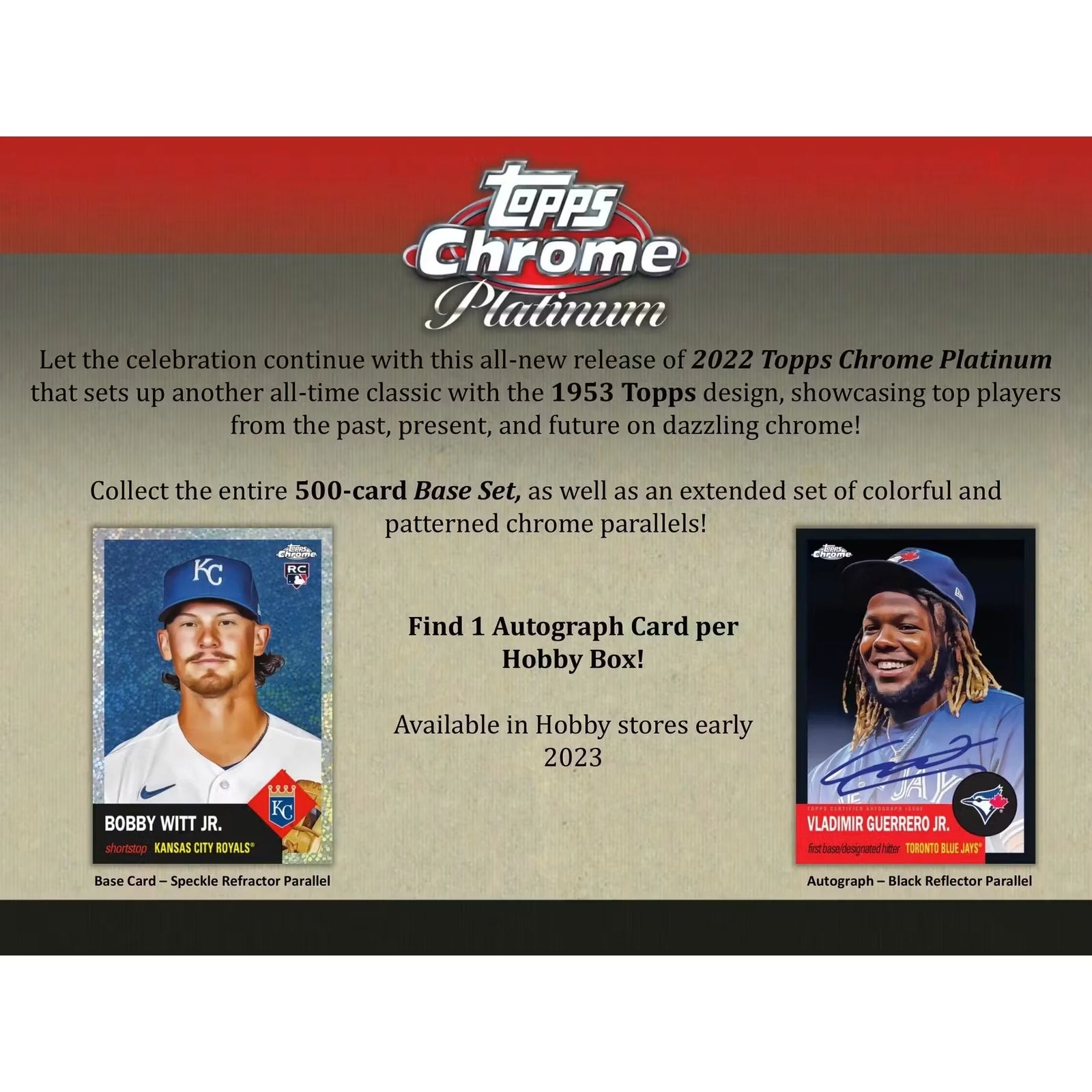 2022 Topps Chrome Platinum Anniversary Baseball Hobby Box (Ships Sealed Only) - D2