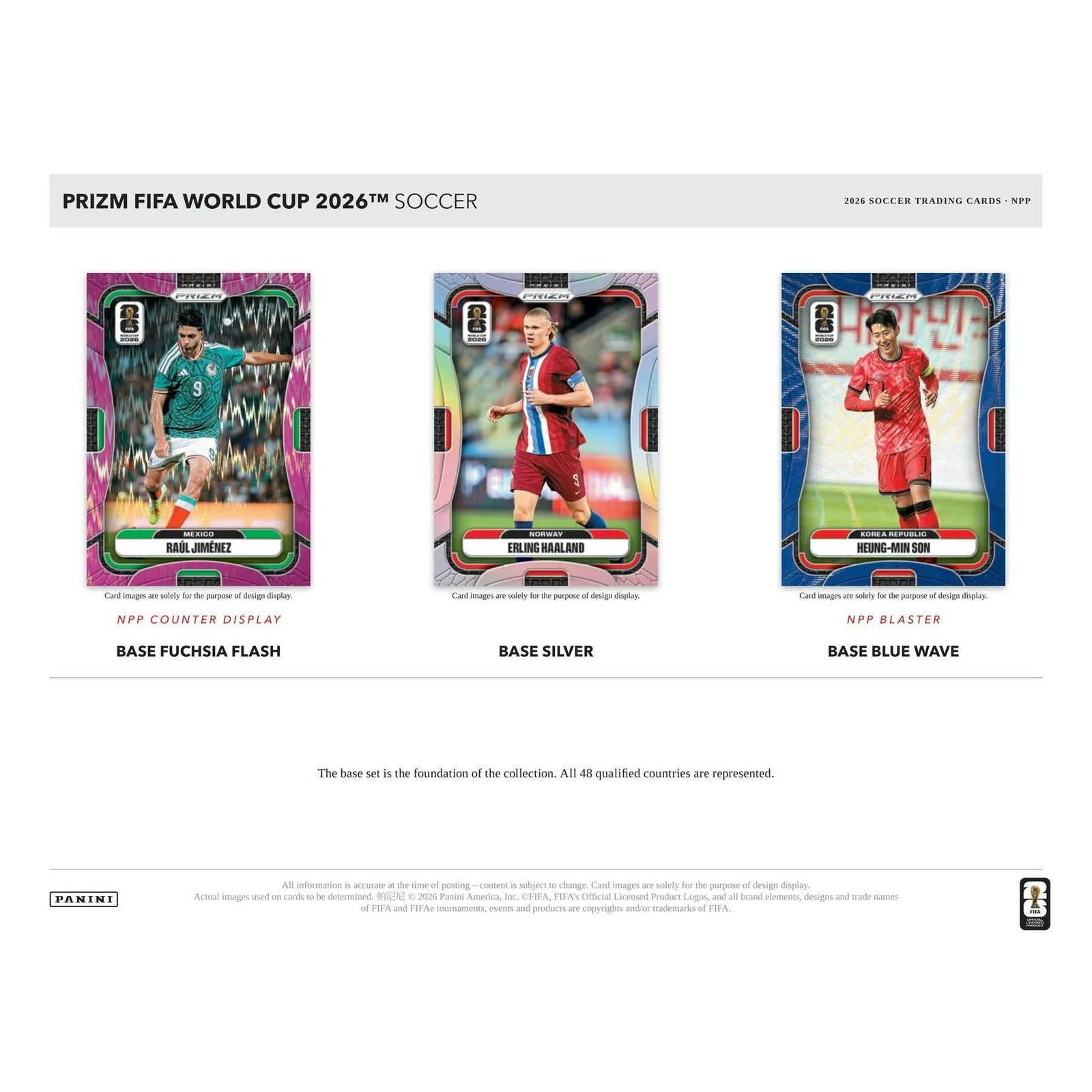 2026 Panini Prizm FIFA World Cup Soccer Blaster Box | Teal, Red & Green Prizms (Ships Sealed Only)