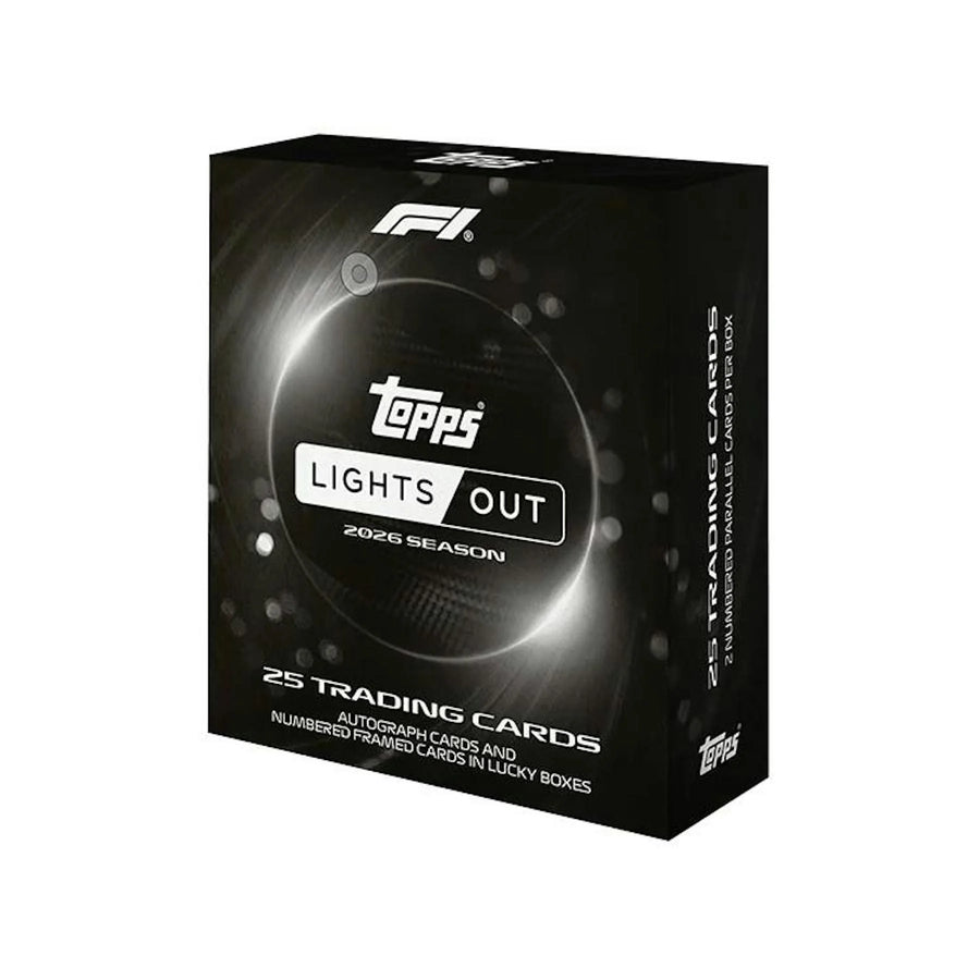 2026 Topps Lights Out Formula 1 Box | 5 Packs (Ships Sealed Only)