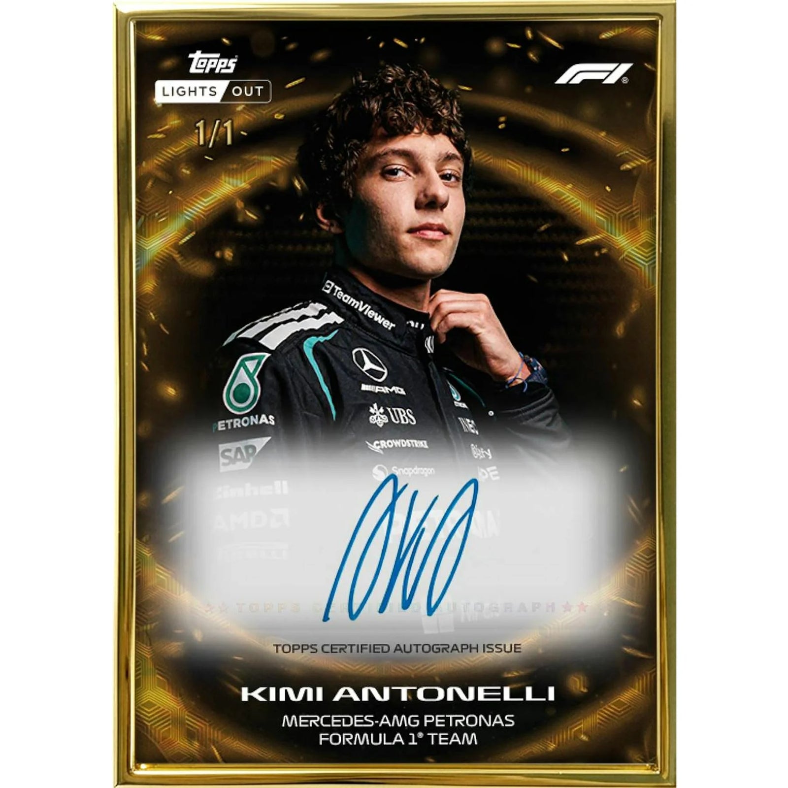 2026 Topps Lights Out Formula 1 Box | 5 Packs (Ships Sealed Only)