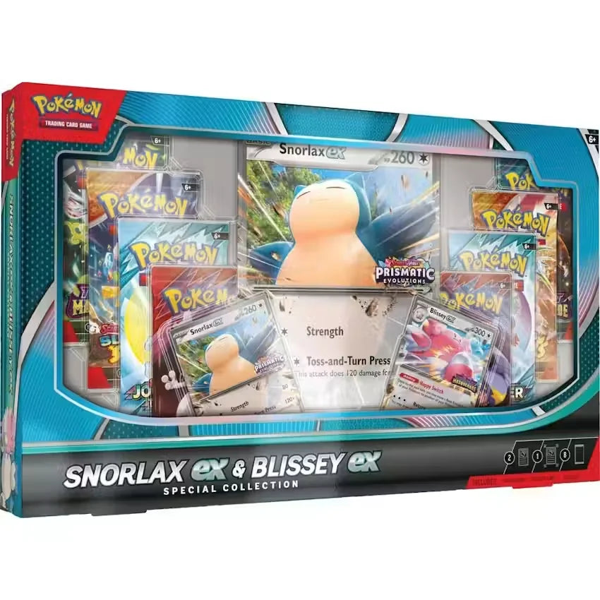 Pokemon Snorlax ex & Blissey ex Special Collection Box (Ships Sealed Only)