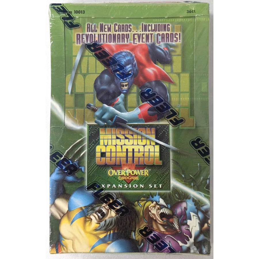 Marvel OverPower Mission Control Booster Box | 1996 Fleer