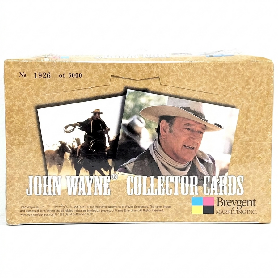 John Wayne Collector Cards Box | 2005 Breygent Limited Edition (Ships Sealed Only)