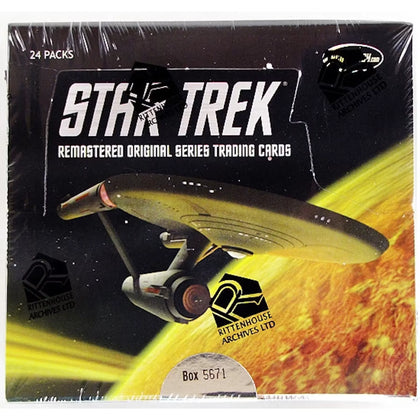 Star Trek Remastered Original Series Signed Trading Cards Box | 2011 Rittenhouse (Ships Sealed Only)