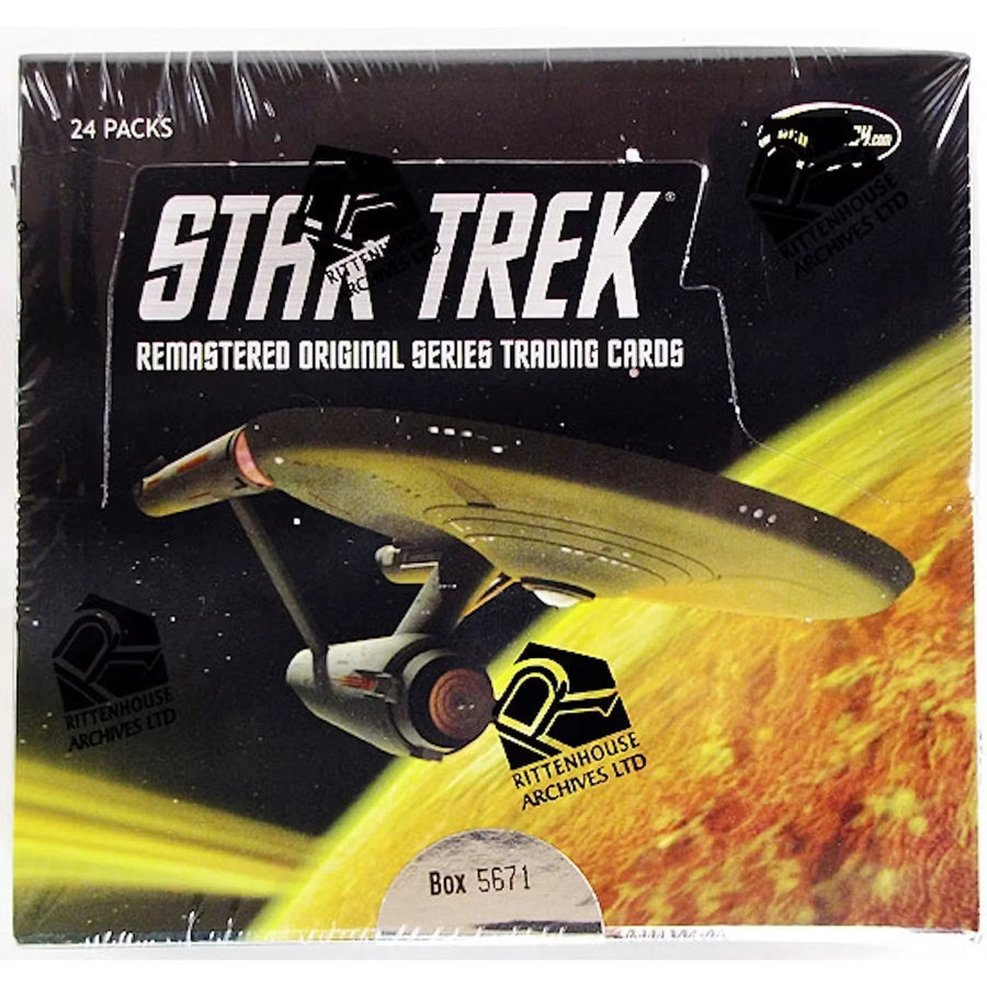 Star Trek Remastered Original Series Signed Trading Cards Box | 2011 Rittenhouse (Ships Sealed Only)