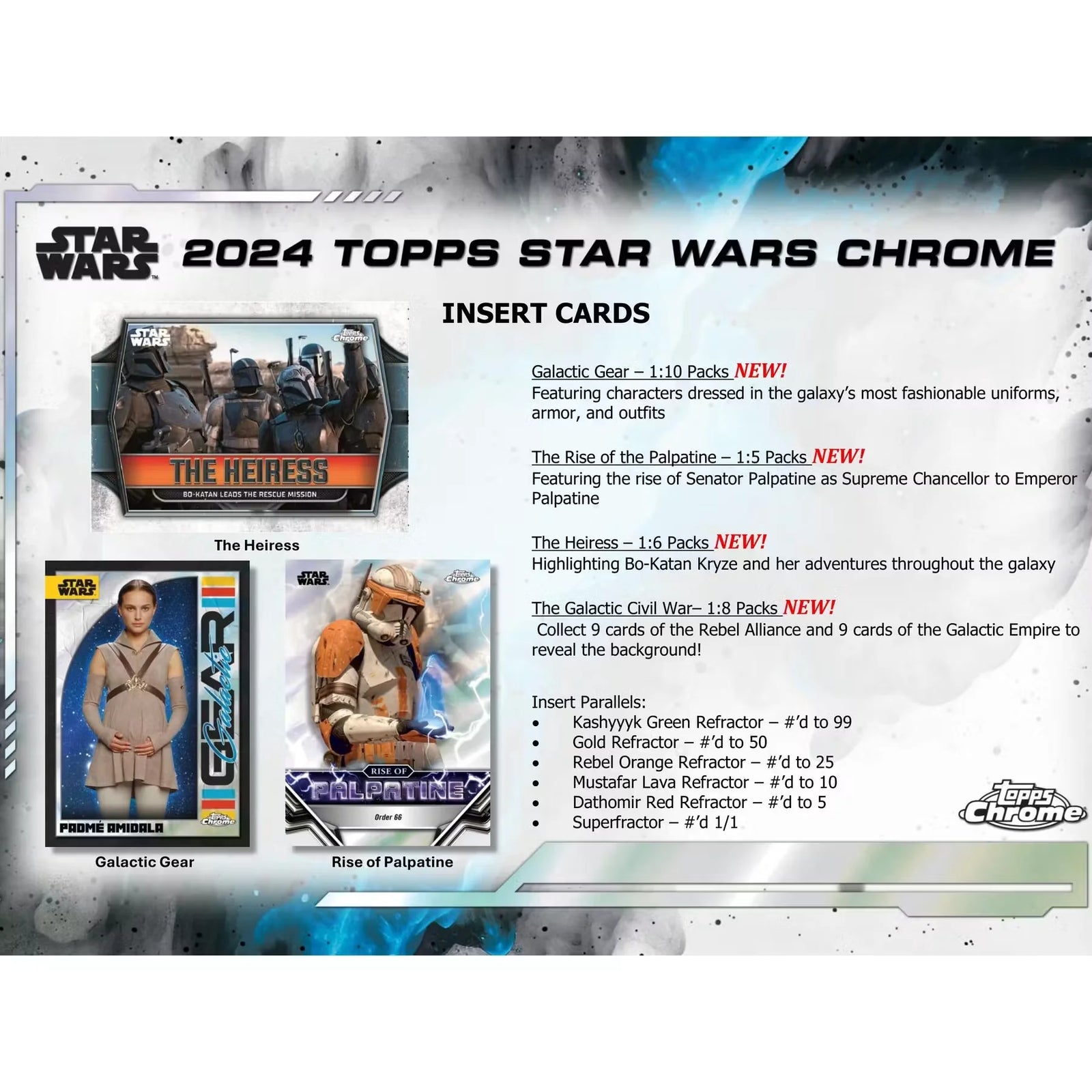 Star Wars Chrome Hobby Box (2024 Topps) (Ships Sealed Only) - D2