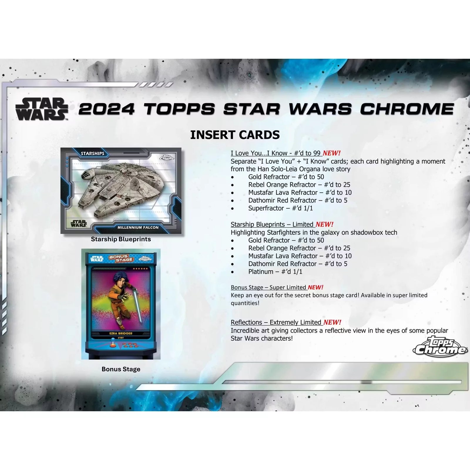 Star Wars Chrome Hobby Box (2024 Topps) (Ships Sealed Only) - D2