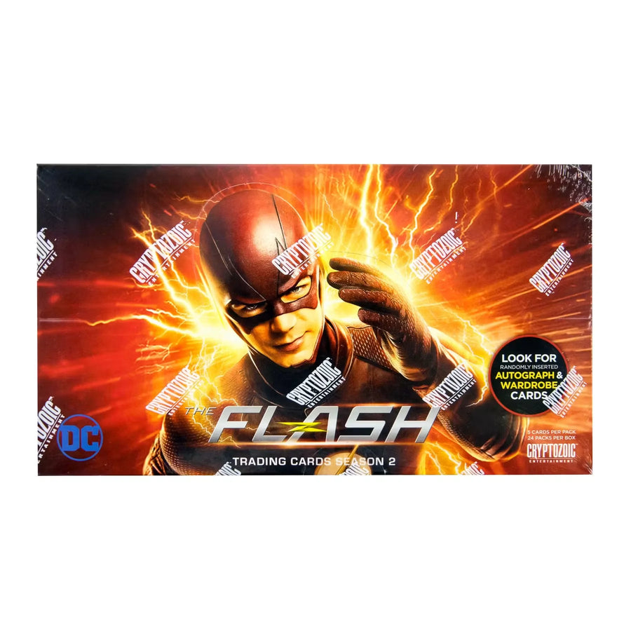 The Flash Season 2 Trading Cards Box | 2017 Cryptozoic with Autographs (Ships Sealed Only)
