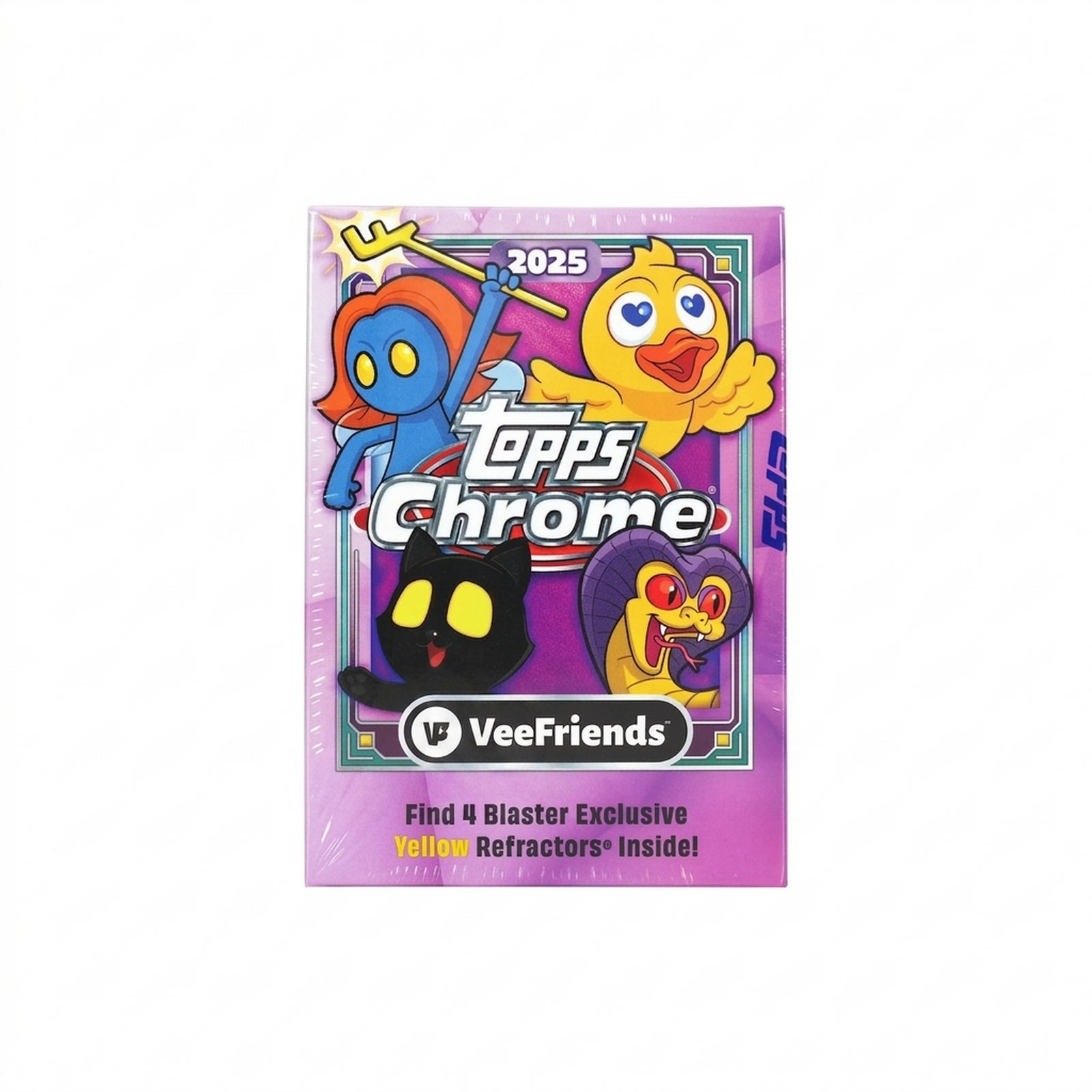 2025 Topps Chrome VeeFriends Blaster Box | 8 Packs (Ships Sealed Only)