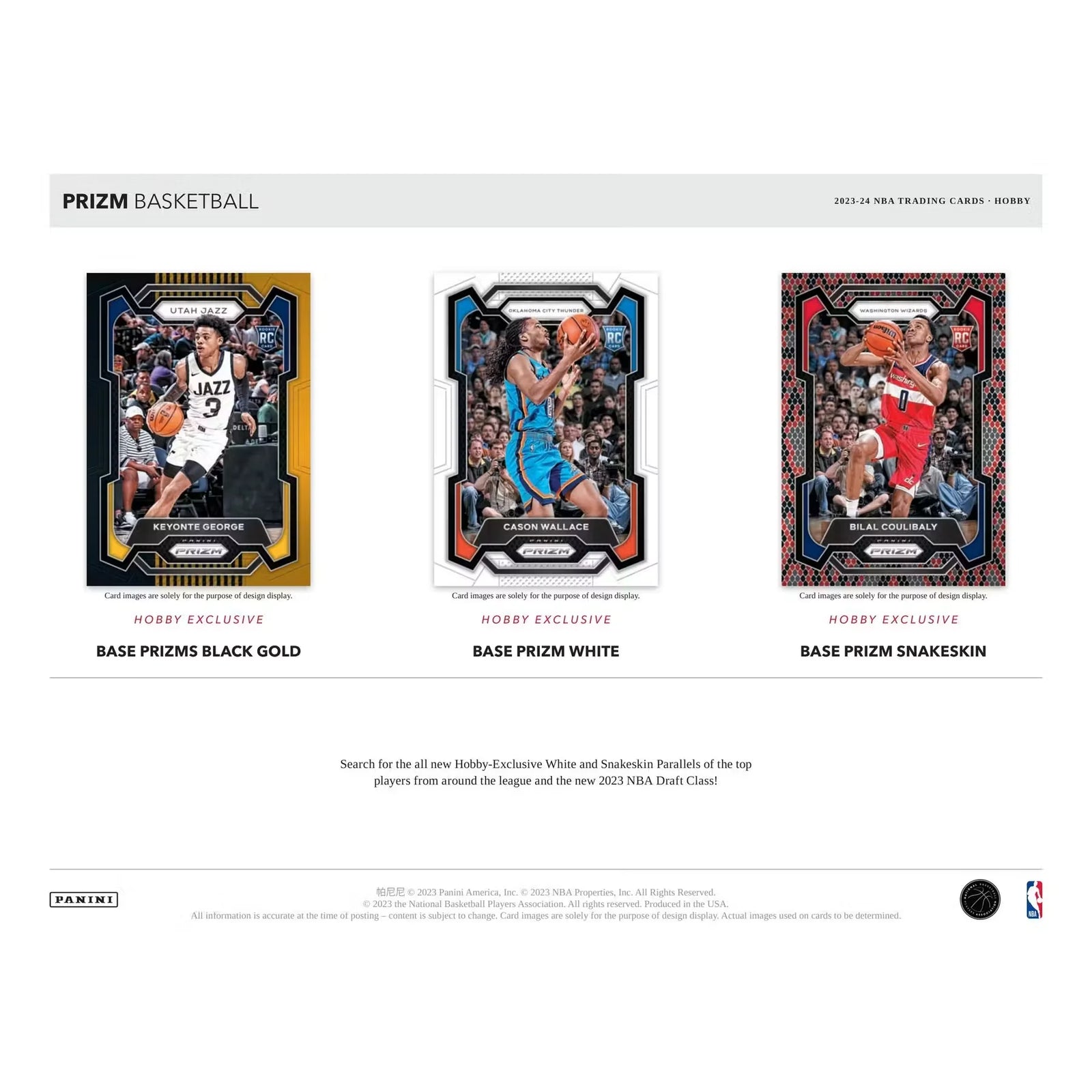 2023-24 Panini Prizm Basketball Hobby Box | 2 Autos, 22 Prizms (Ships Sealed Only)