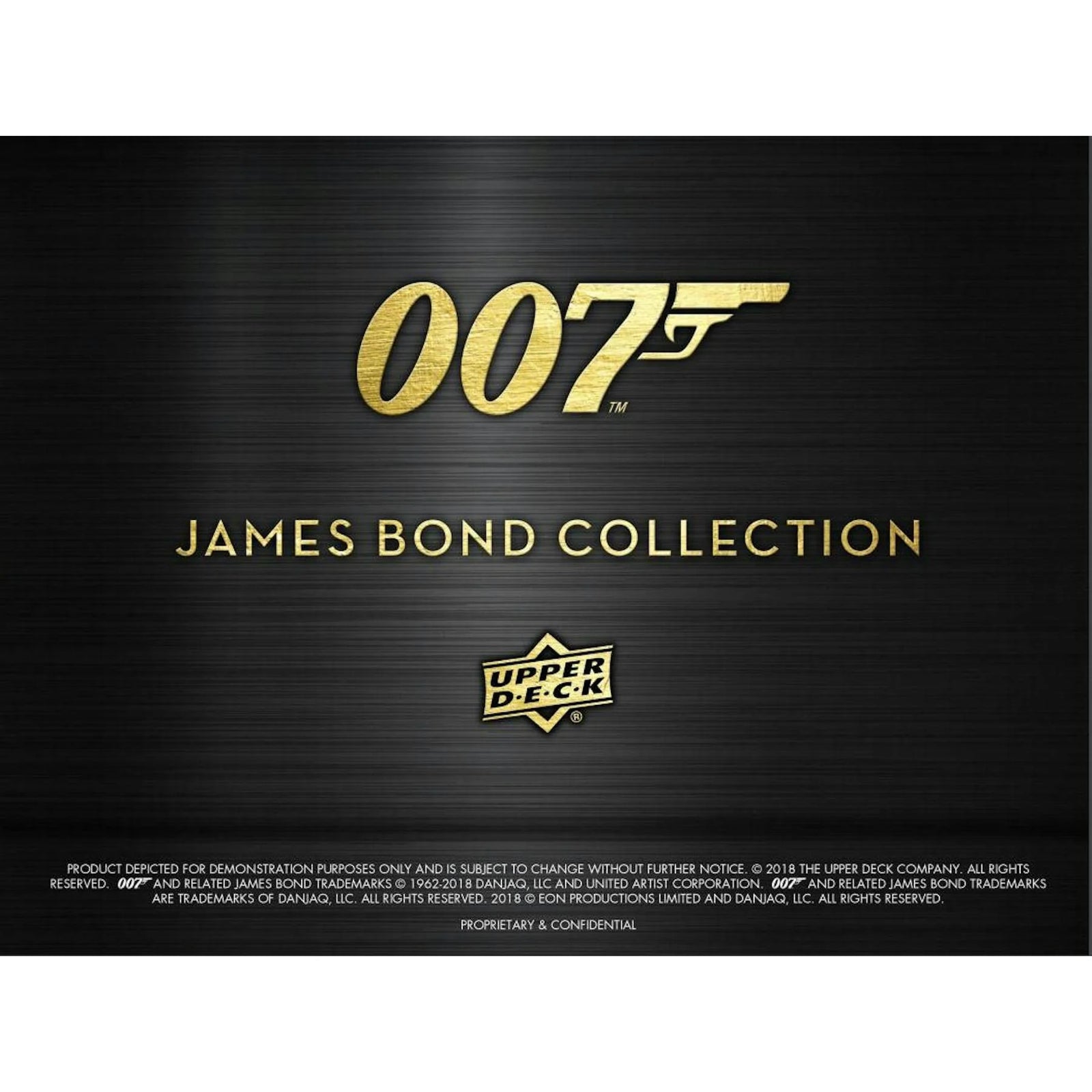 2019 Upper Deck 007 James Bond Collection Hobby Box | Actor Autographs (Ships Sealed Only)