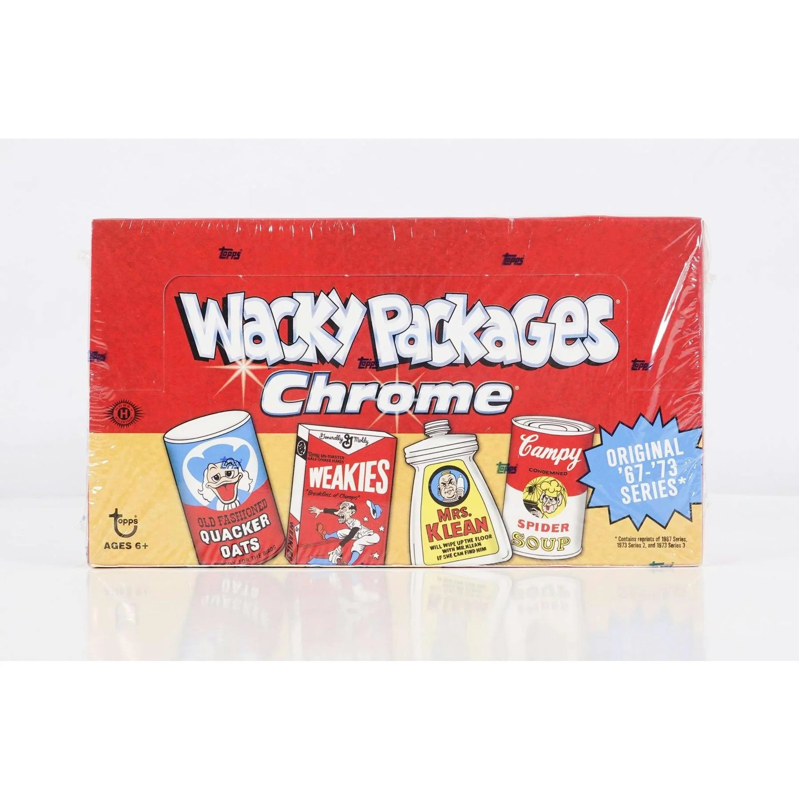 2014 Topps Wacky Packages Chrome Hobby Box (Ships Sealed Only)