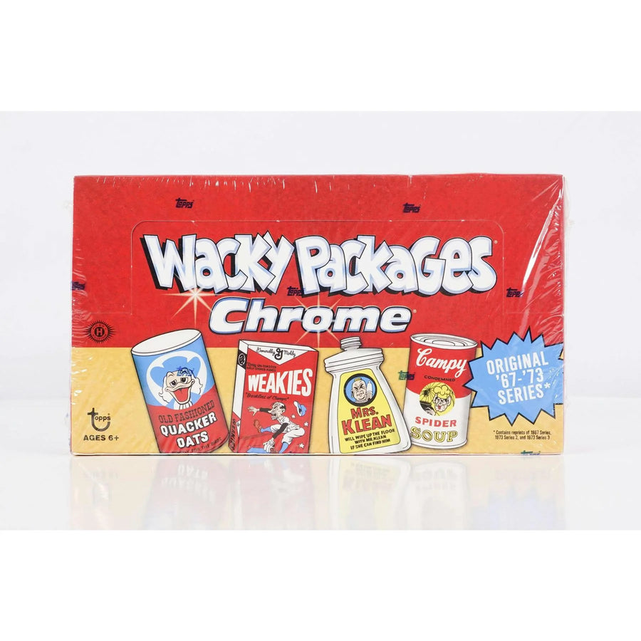 2014 Topps Wacky Packages Chrome Hobby Box (Ships Sealed Only)