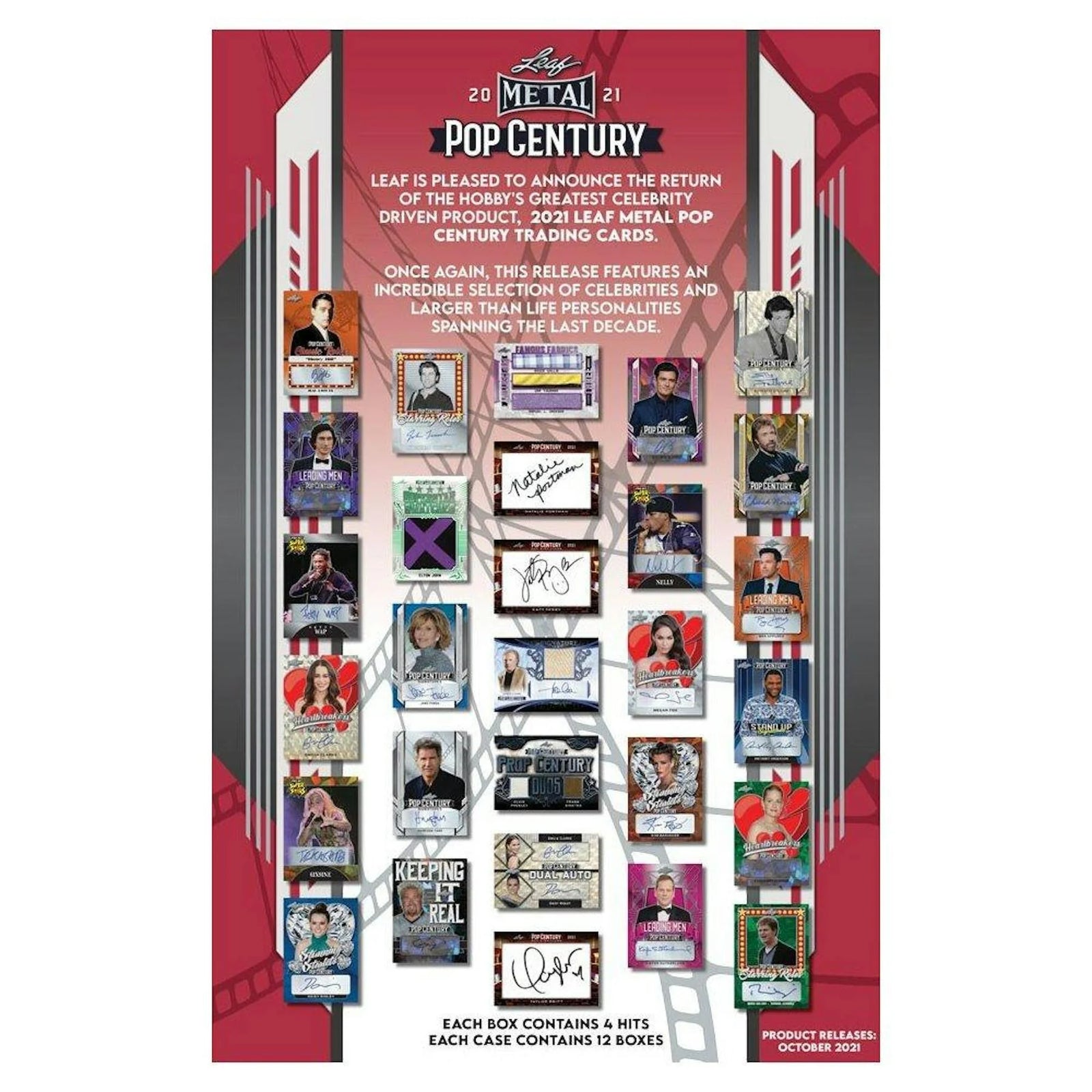 2021 Leaf Metal Pop Century Hobby Box | Four Hits Per Box (Ships Sealed Only)