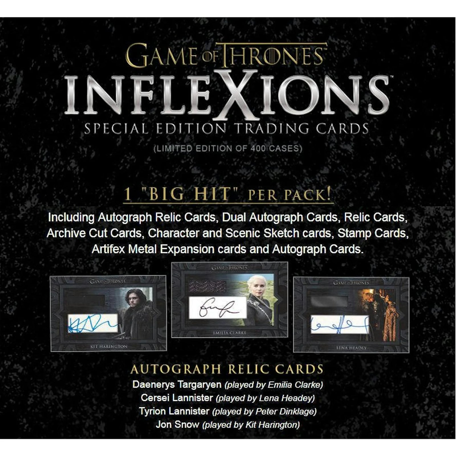 2019 Game of Thrones Inflexions Hobby Box | Rittenhouse