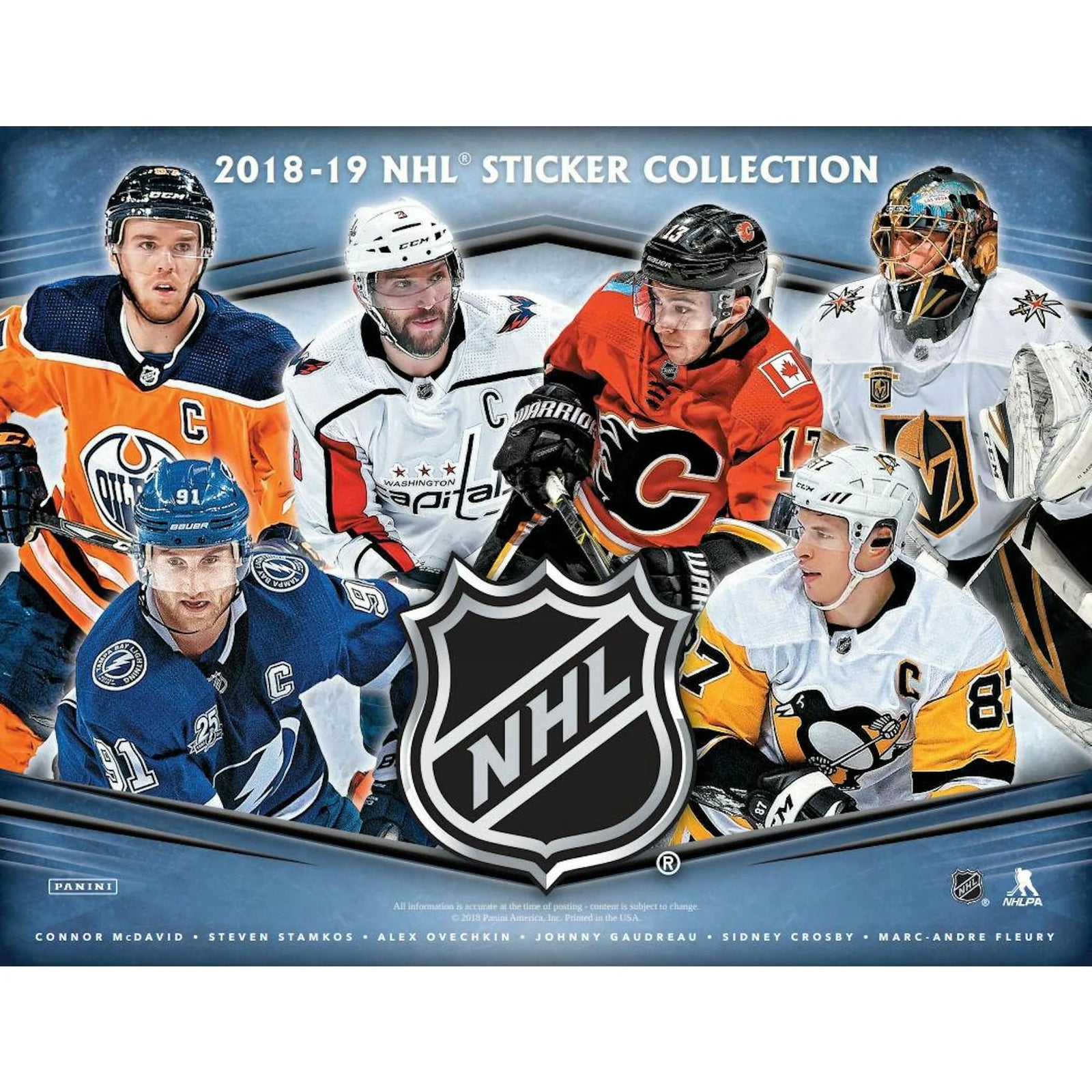 2018-19 Panini NHL Hockey Sticker Box (Ships Sealed Only)