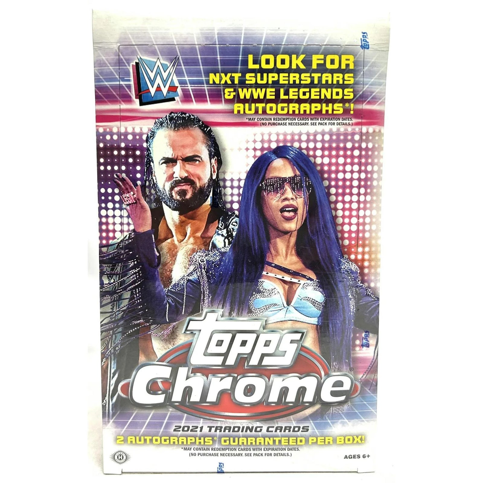 2021 Topps WWE Chrome Wrestling Hobby Box (Ships Sealed Only) - D