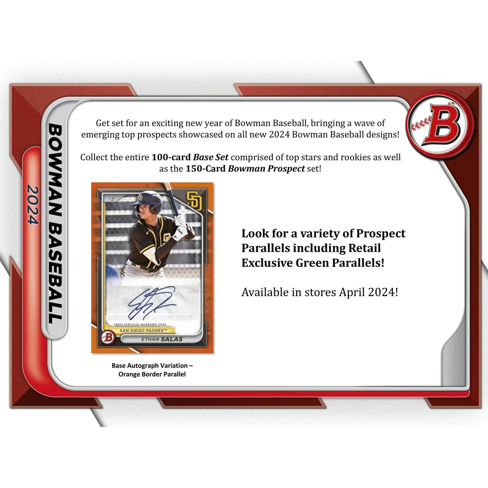 2024 Bowman Baseball Blaster Box (Ships Sealed Only) - D