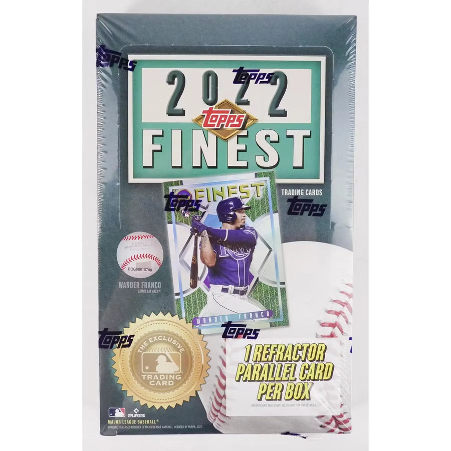 2022 Topps Finest Flashbacks Baseball Hobby Box | 1995 Design (Ships Sealed Only)