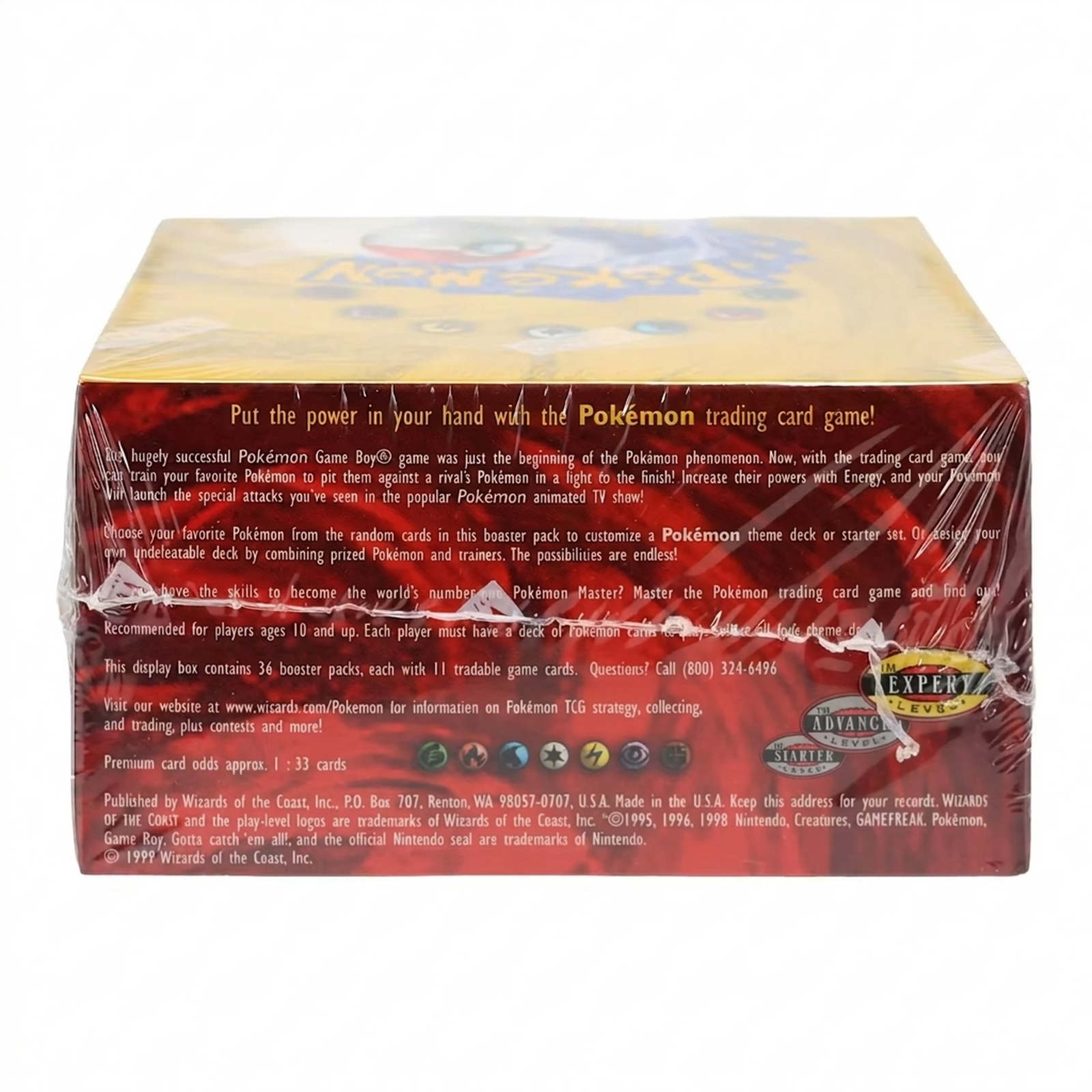 Pokemon Base Set 1 Unlimited Booster Box | 1999 WOTC Sealed (Ships Sealed Only)
