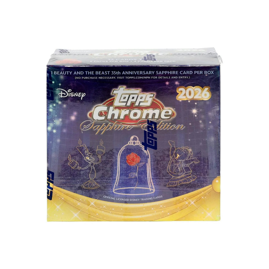 2026 Topps Disney Chrome Sapphire Edition Box (Ships Sealed Only)