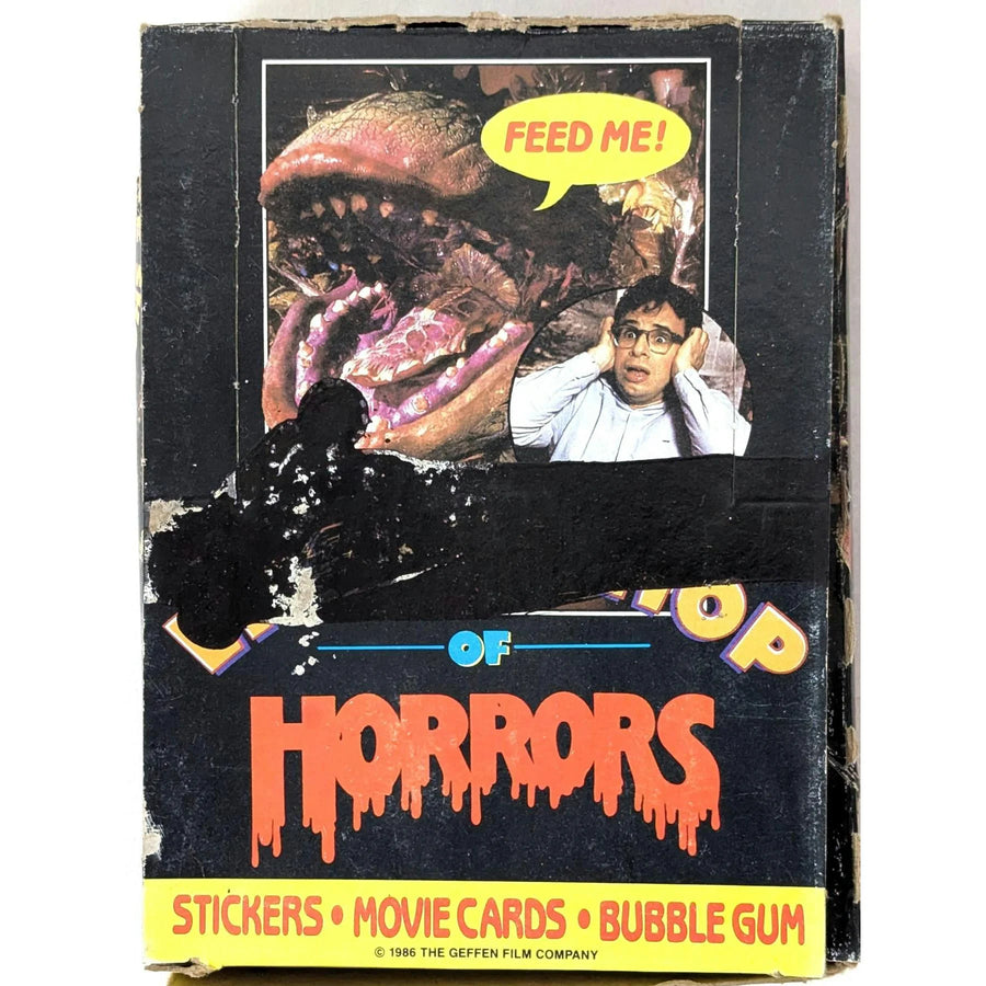 Little Shop of Horrors Wax Box | 1986 Topps Sticker Set (Ships Sealed Only)
