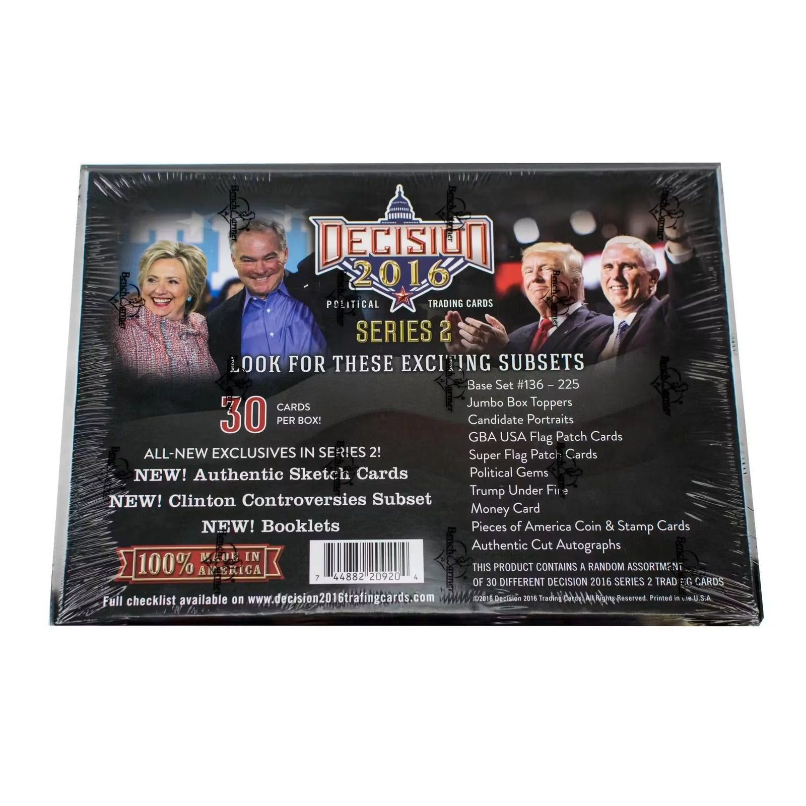 Decision 2016 Series 2 Hobby Box | Authentic Cut Signatures