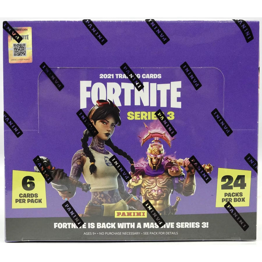 2021 Panini Fortnite Series 3 Trading Cards Hobby Box (Ships Sealed Only)