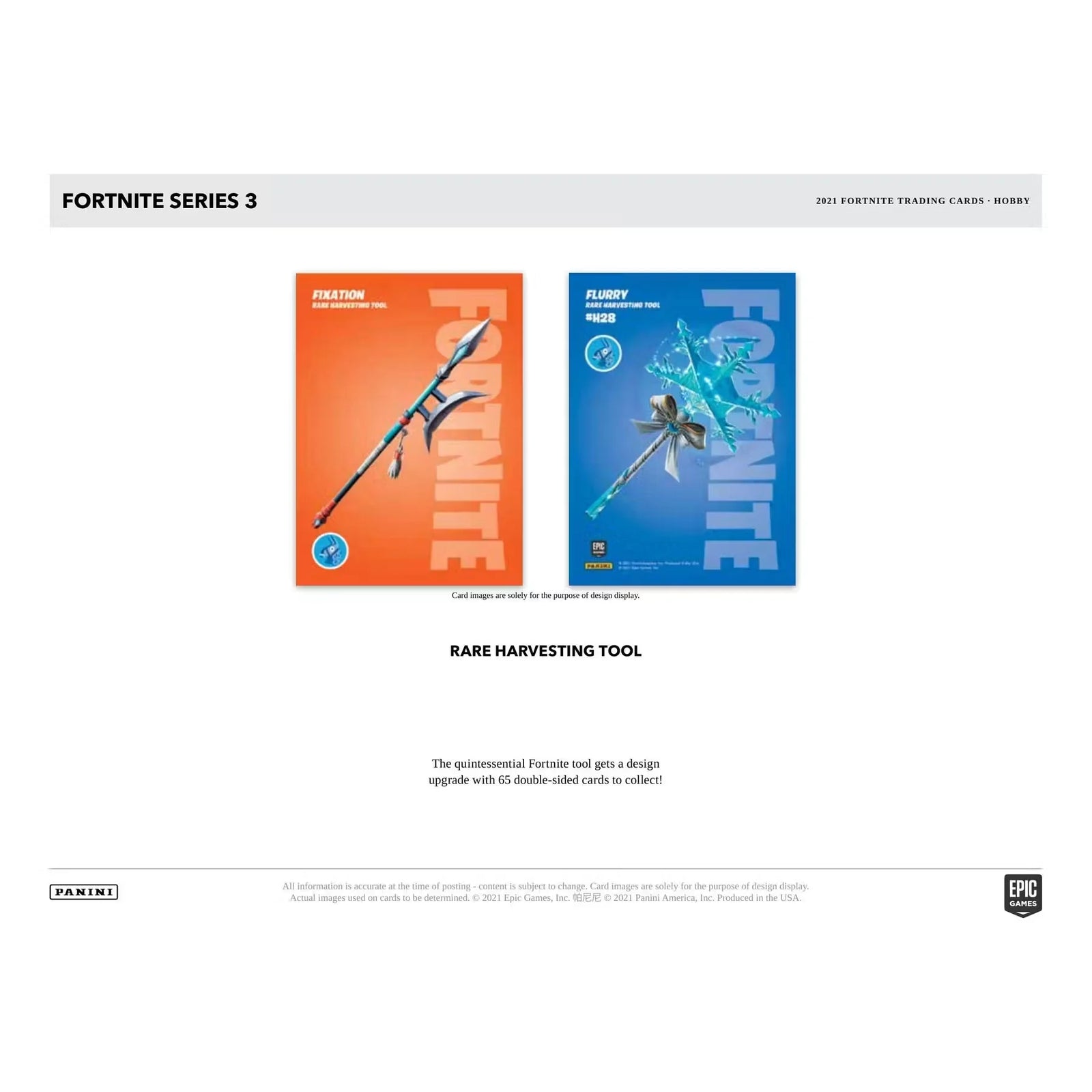 2021 Panini Fortnite Series 3 Trading Cards Hobby Box (Ships Sealed Only)