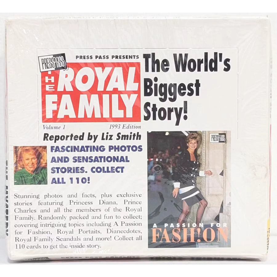 1993 Press Pass Royal Family Hobby Box | 48 Packs