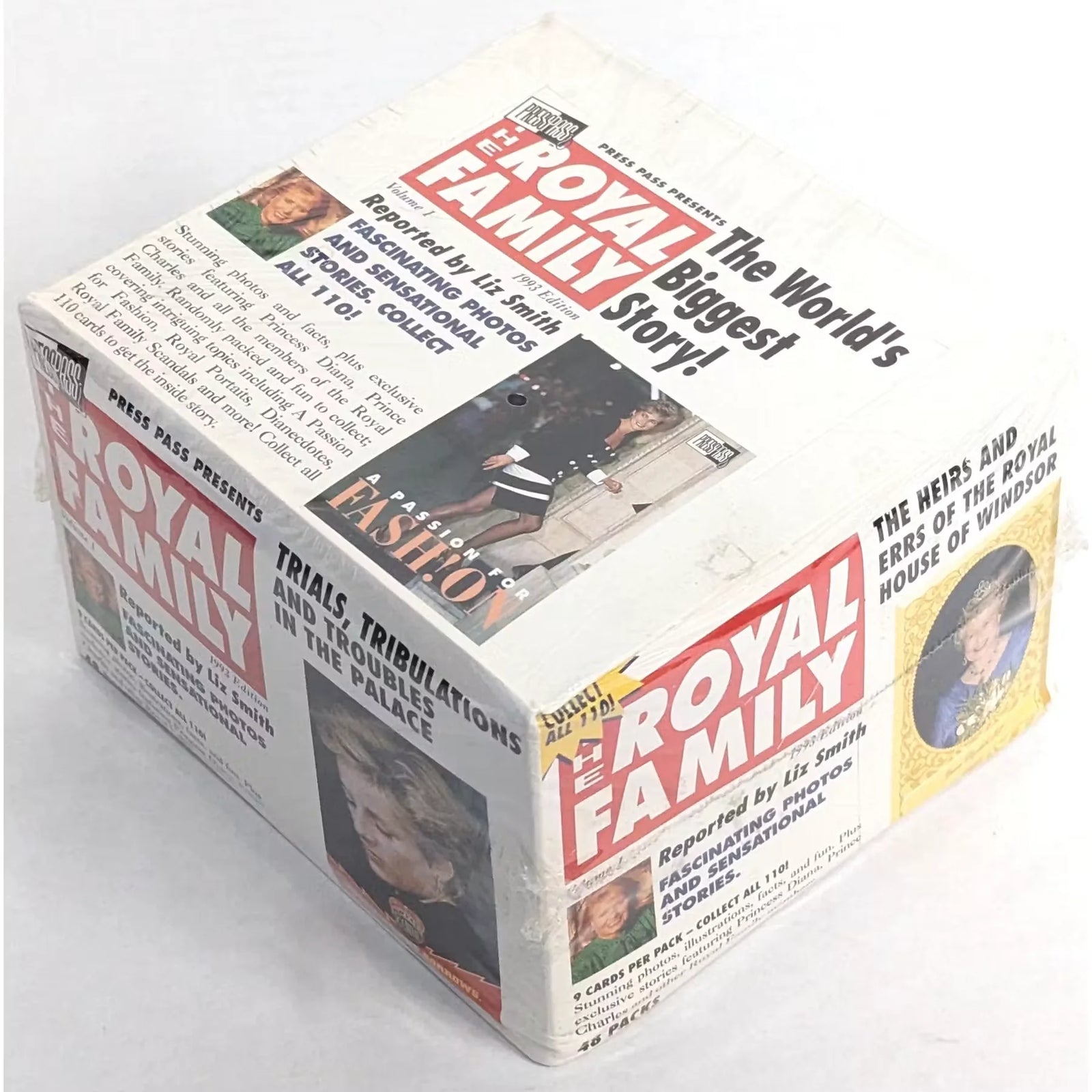 1993 Press Pass Royal Family Hobby Box | 48 Packs