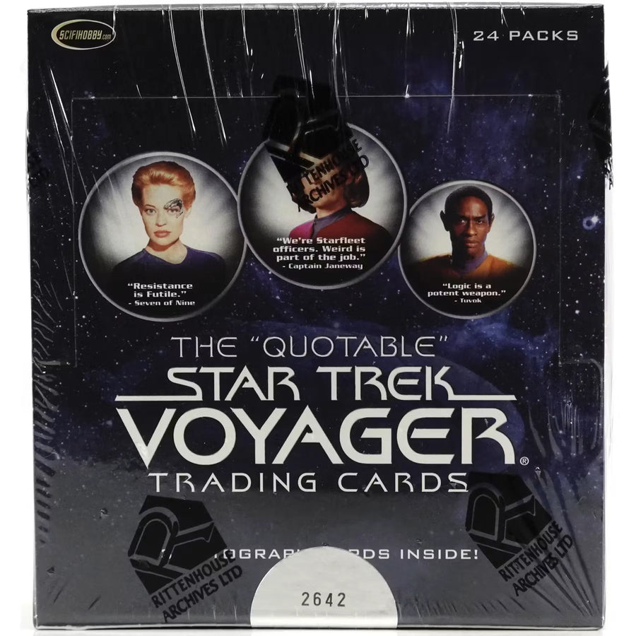 Star Trek Voyager Signed Trading Cards Box | 2012 Rittenhouse (Ships Sealed Only)