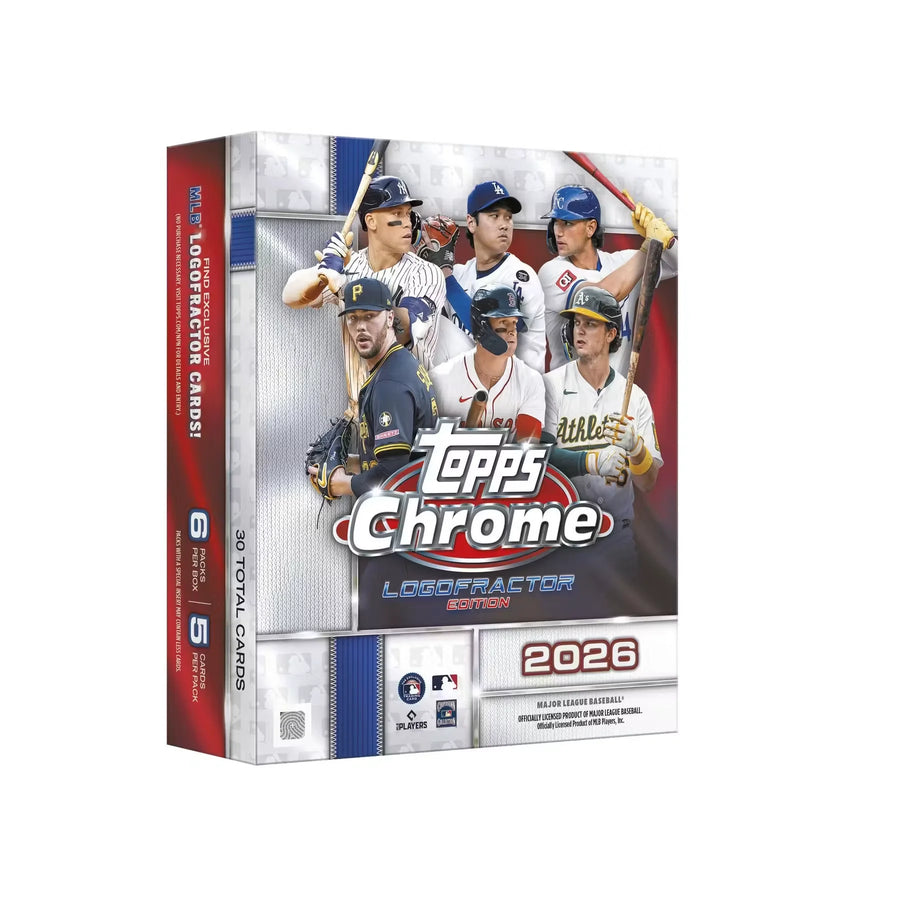 2026 Topps Chrome Baseball Logofractor Edition Box | Presell (Ships Sealed Only)