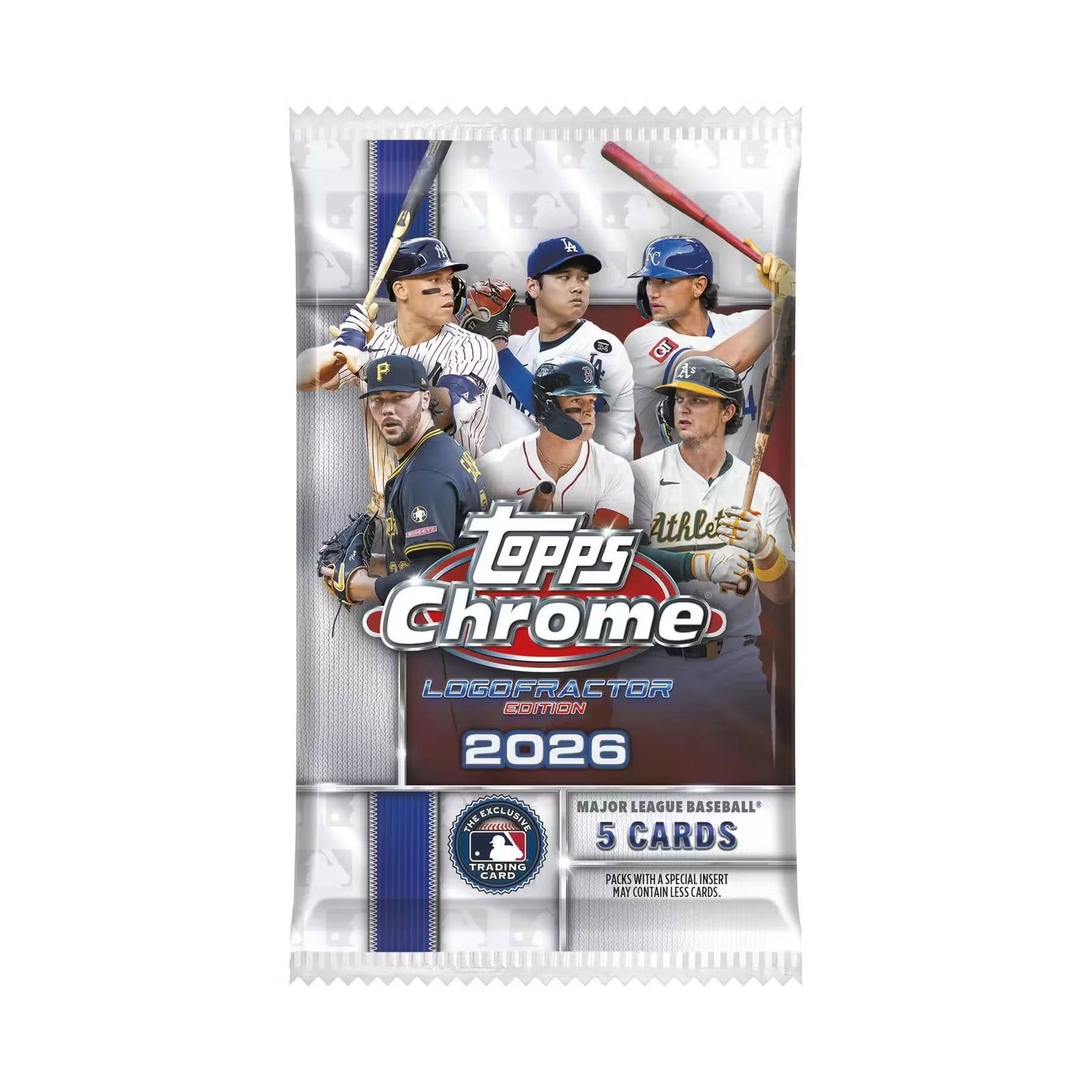 2026 Topps Chrome Baseball Logofractor Edition Box | Presell (Ships Sealed Only)