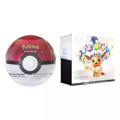 Pokemon Scarlet & Violet Prismatic Evolutions Elite Trainer Box | Pokeball Bundle (Ships Sealed Only)