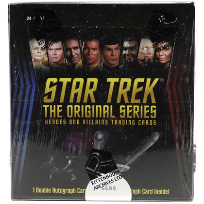 2013 Rittenhouse Star Trek: The Original Series Heroes & Villains Trading Cards H2 Box (Ships Sealed Only)
