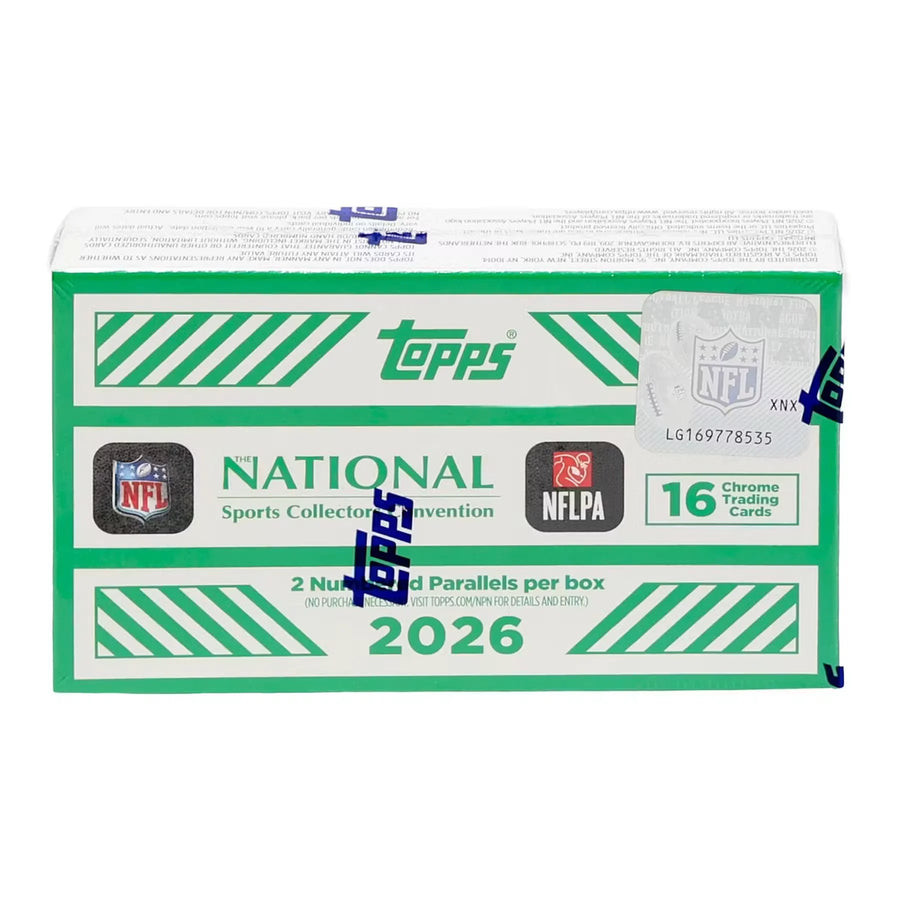 2026 Topps NFL National Convention Exclusive Box | NSCC Chrome Refractors (Ships Sealed Only)
