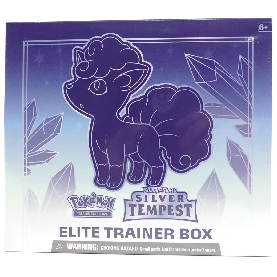 Pokemon Sword & Shield: Silver Tempest Elite Trainer Box (Ships Sealed Only) - D