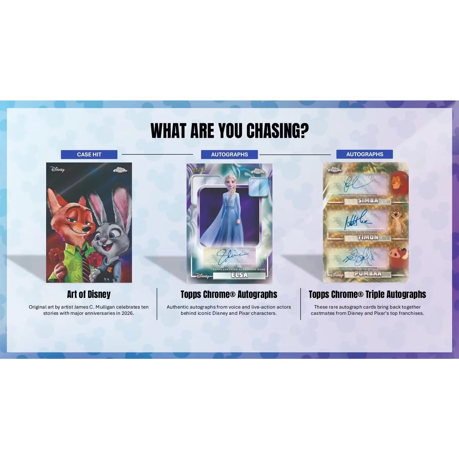 2026 Topps Disney Chrome Hobby Box (Slightly Damaged) (Ships Sealed Only)