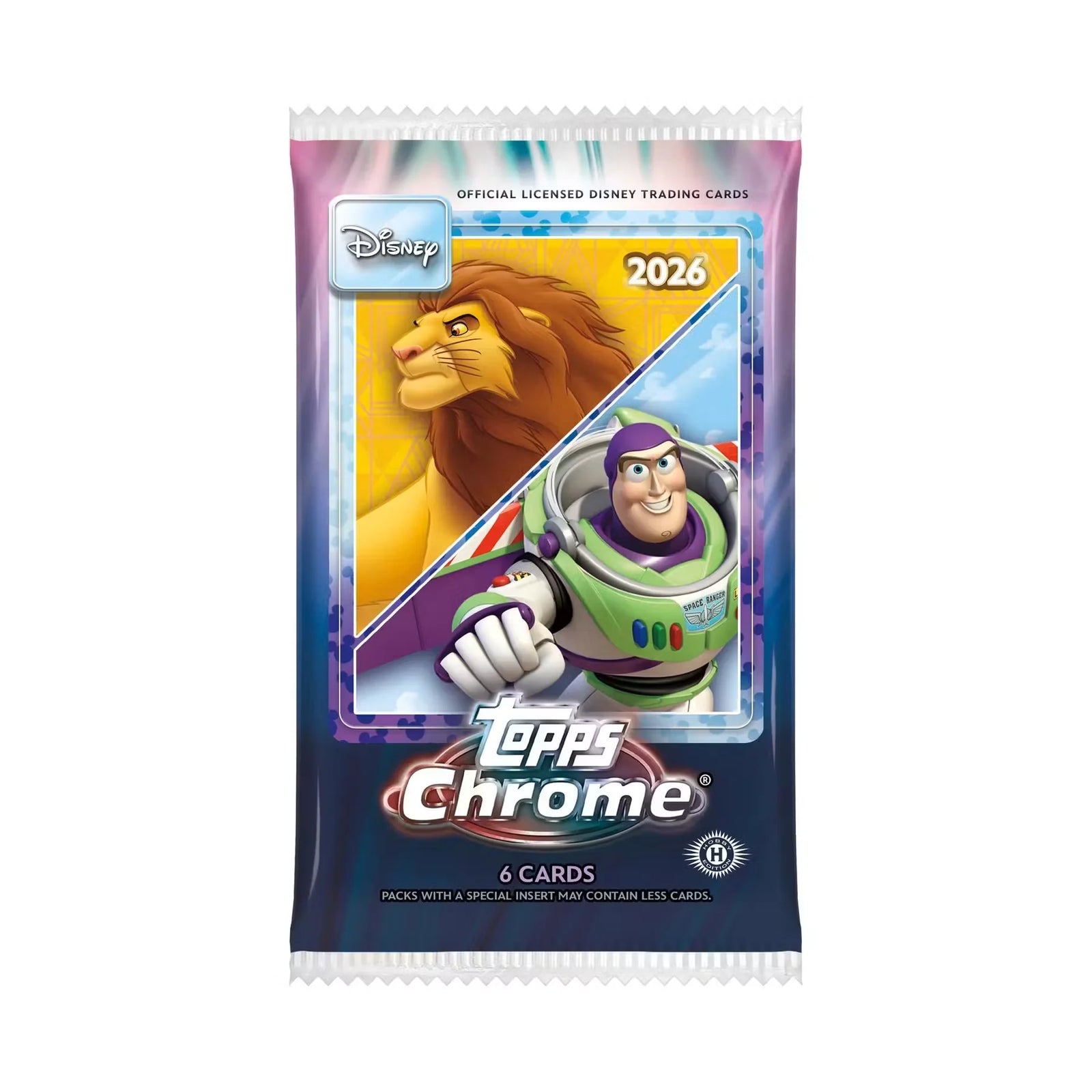 2026 Topps Disney Chrome Hobby Box (Slightly Damaged) (Ships Sealed Only)