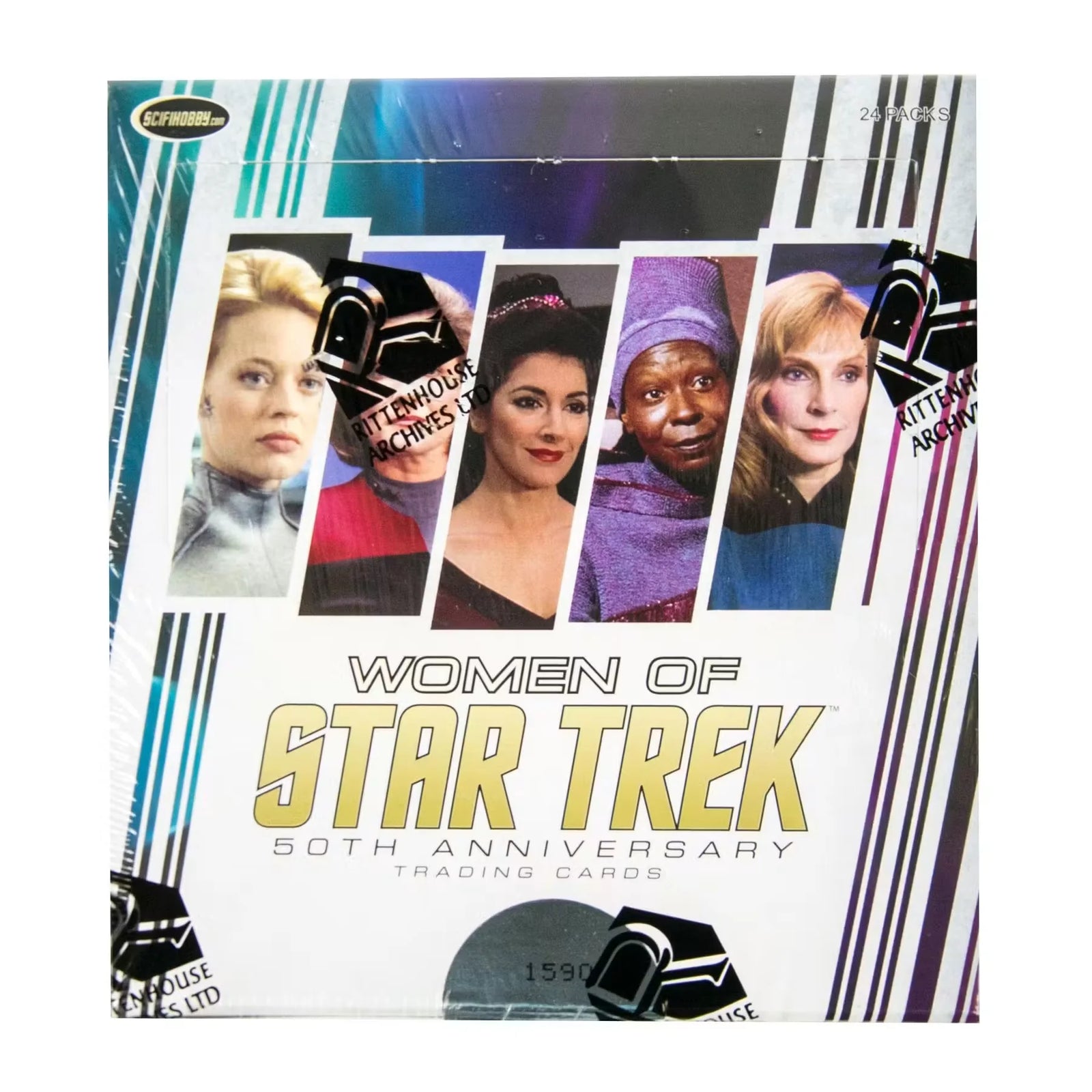 2017 Rittenhouse The Women of Star Trek 50th Anniversary Trading Cards Box (Ships Sealed Only)