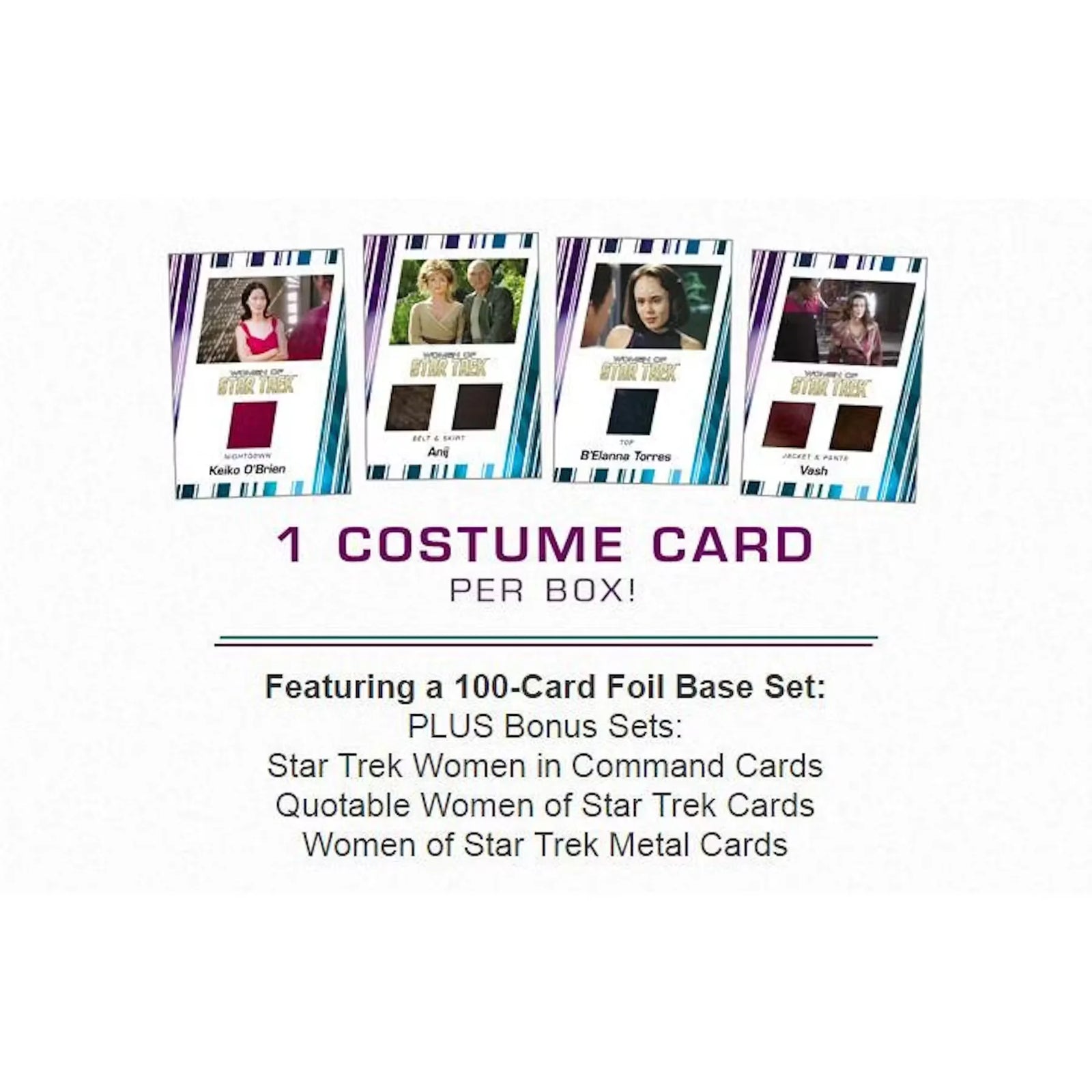2017 Rittenhouse The Women of Star Trek 50th Anniversary Trading Cards Box (Ships Sealed Only)