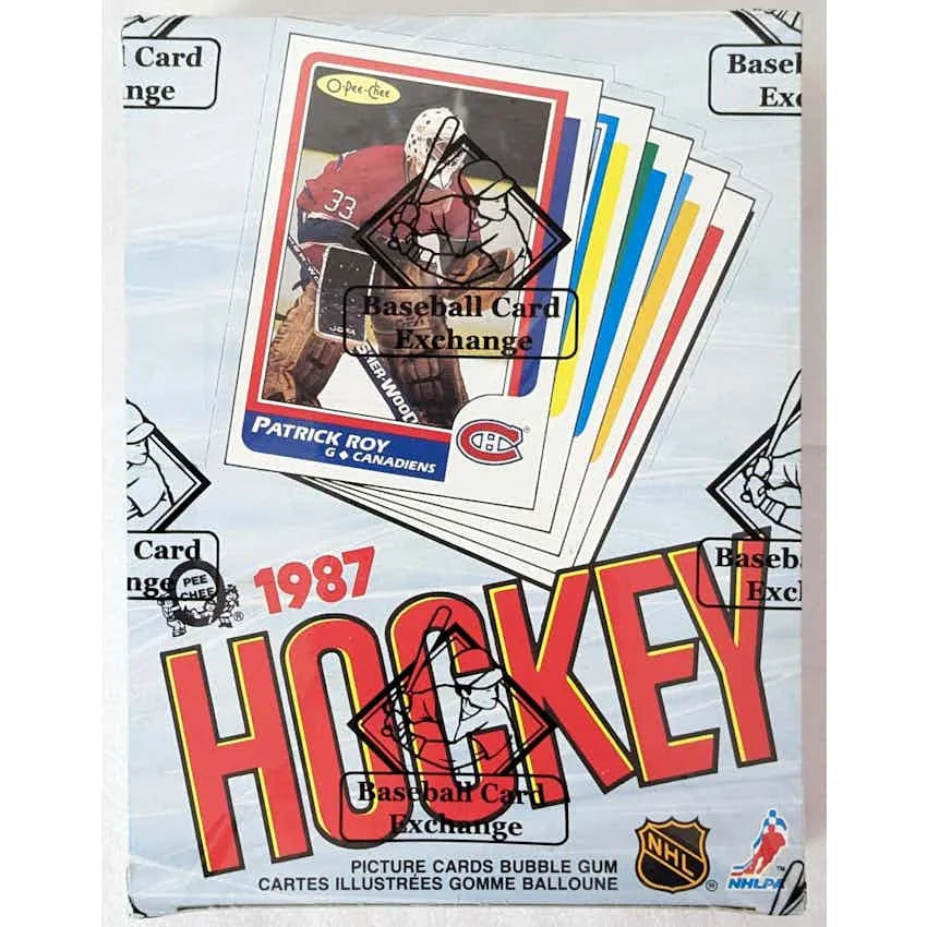 1986-87 O-Pee-Chee Hockey Wax Box | BBCE