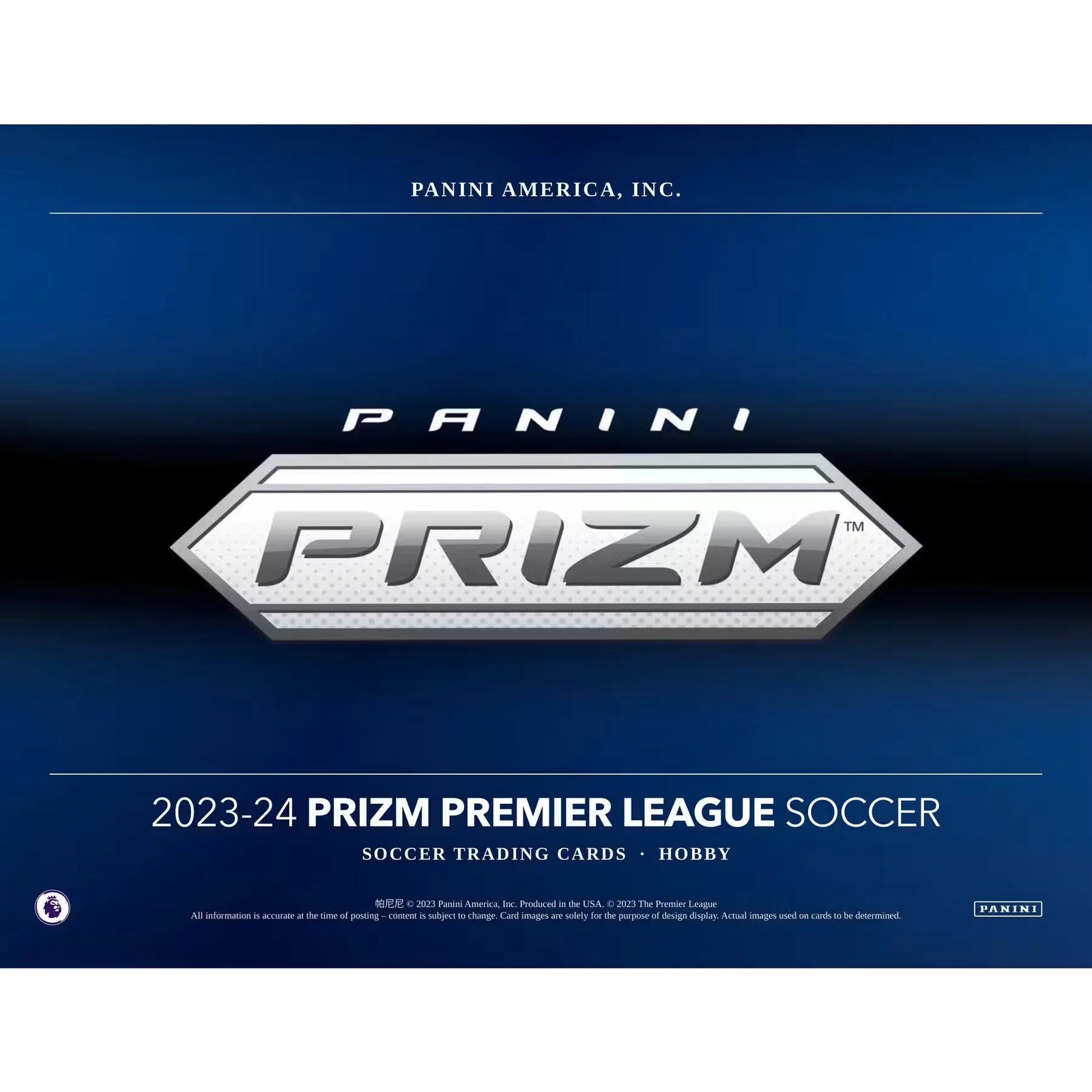 2023-24 Panini Prizm Premier League Soccer Hobby Box (Ships Sealed Only)