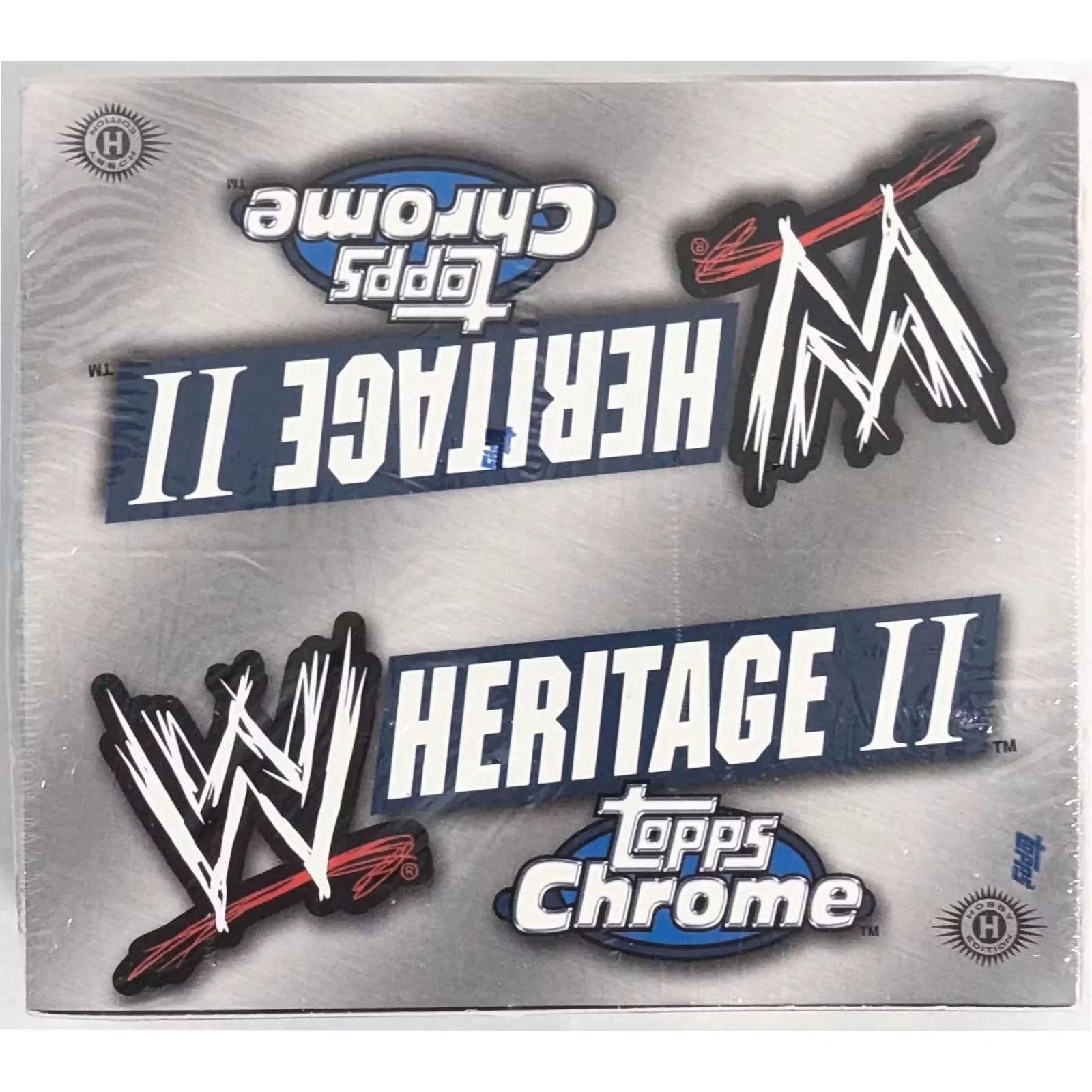 2007 Topps Chrome WWE Heritage II Wrestling Hobby Box (Ships Sealed Only)
