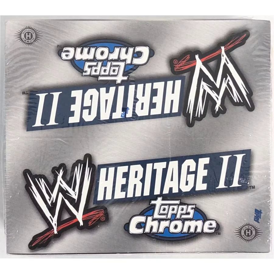 2007 Topps Chrome WWE Heritage II Wrestling Hobby Box (Ships Sealed Only)